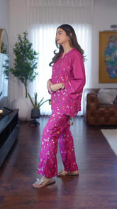 Nova - Modern Short Shirt with New Prints and Matching Trousers